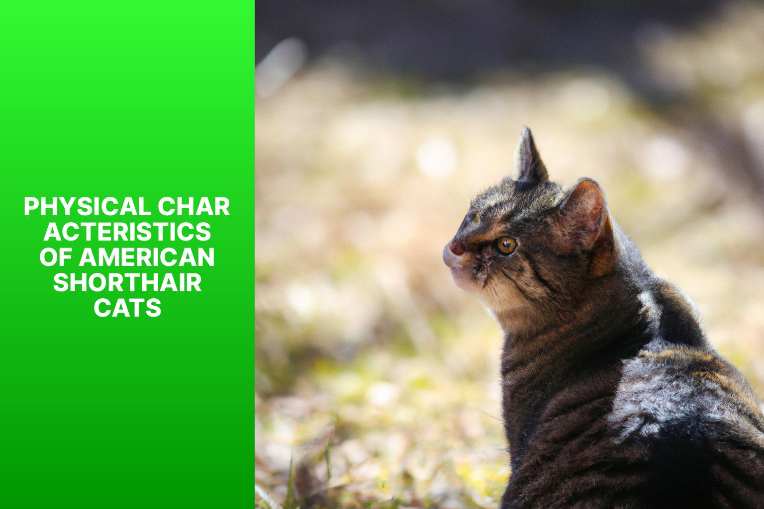 Physical Characteristics of American Shorthair Cats - how big do american shorthair cats get 