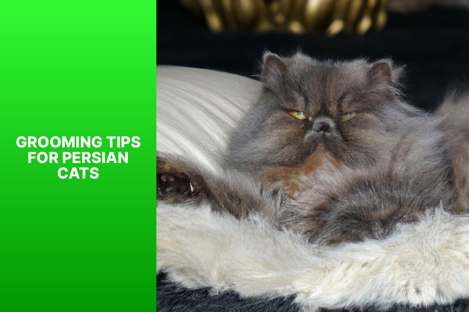 Grooming Tips for Persian Cats - how to care for a persian cat 