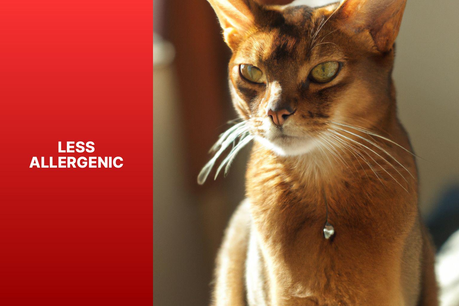 Less Allergenic - what is an abyssinian cat 