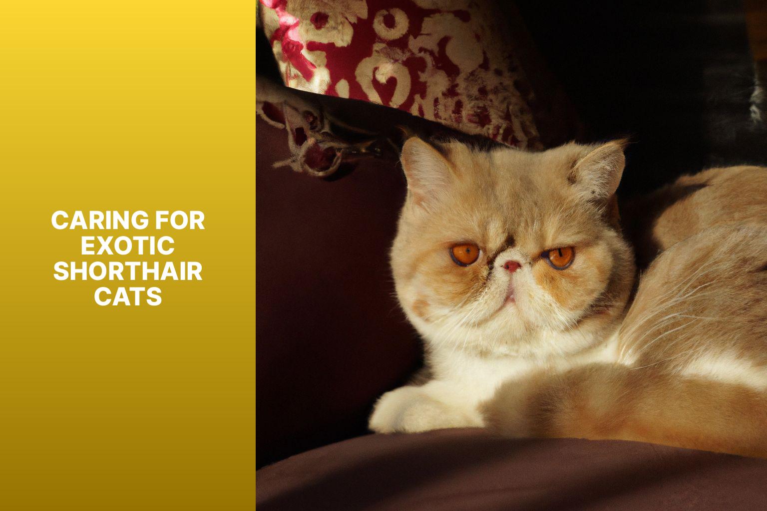 Caring for Exotic Shorthair Cats - what is an exotic shorthair cat 