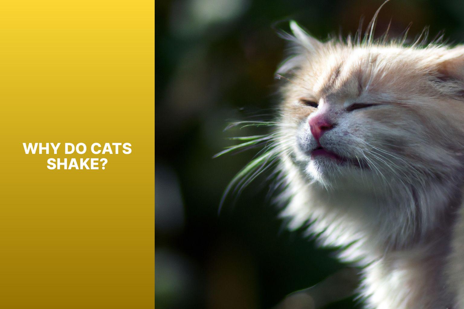 Why Do Cats Shake? - why is my cat shaking 