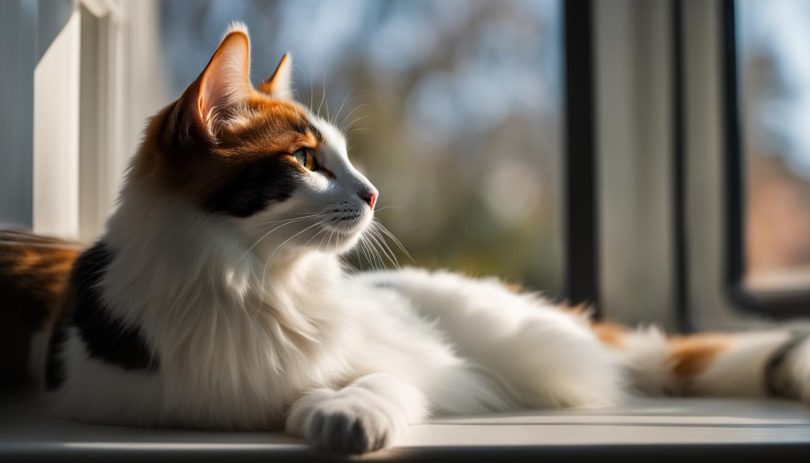 black and white turkish van cat