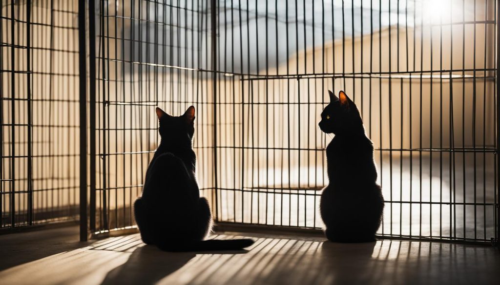 black domestic shorthair cat