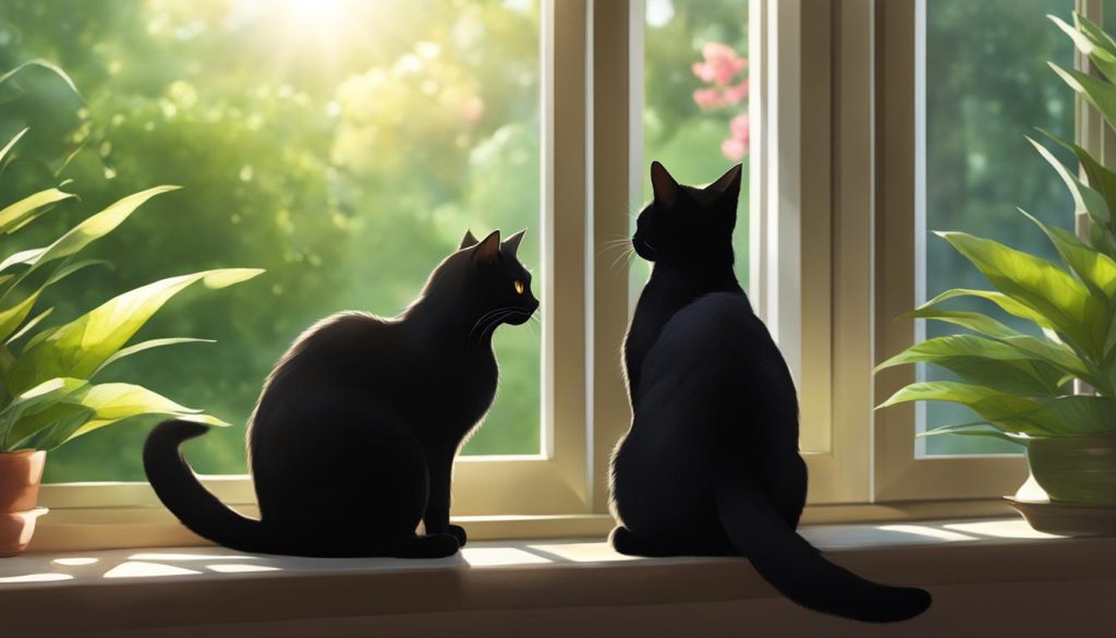 black domestic shorthair cat