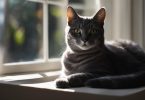 grey domestic shorthair