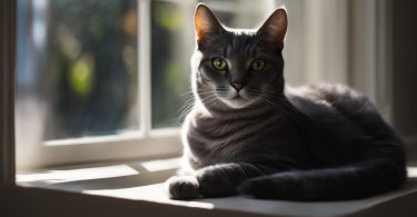 grey domestic shorthair