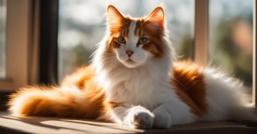 orange turkish van cat