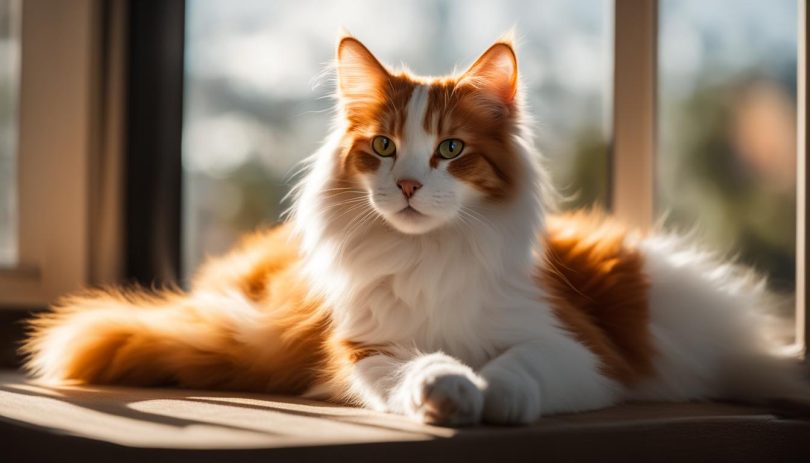 orange turkish van cat