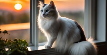 turkish van cat grey and white