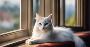 white turkish van cat