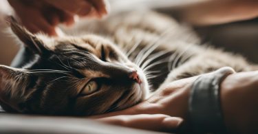 why do cats close their eyes when you pet them